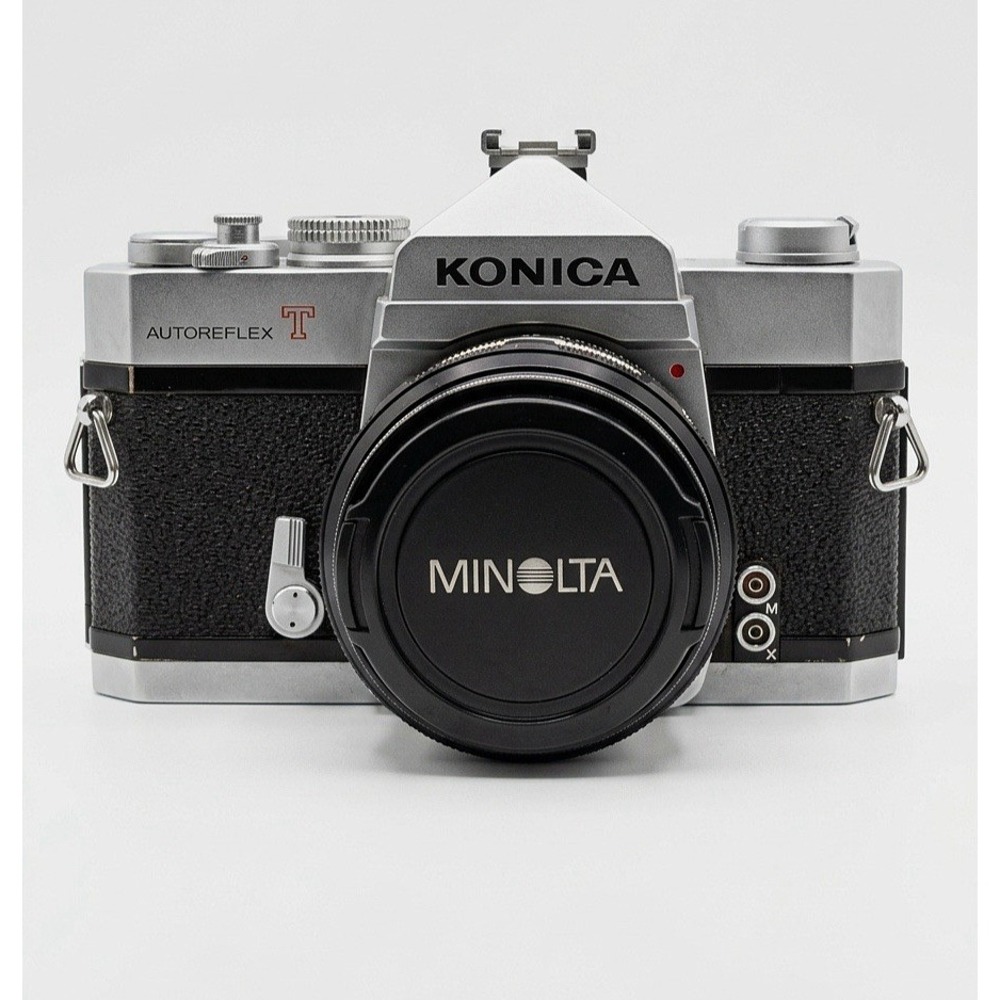 Konica Autoreflex T2 SLR Hexanon AR 52mm F/1.8 Lens From JAPAN Almost MINT